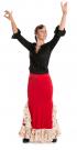 Flamenco Dance Skirt Azabache II R8-R5-C101