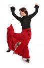 Flamenco Dance Skirt Azabache VII Bur/73-44C6