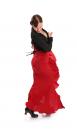 Flamenco Dance Skirt Azabache VII Bur/73-44C6