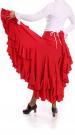 Flamenco Dance Skirt Triana FL Red