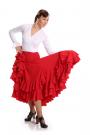 Flamenco Dance Skirt Triana FL Red