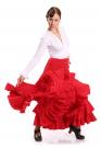 Flamenco Dance Skirt Triana FL Red