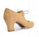 Flamenco dance Shoe Angetio Suède Beige