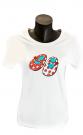 フラメンコTシャツホワイトM + Lサイズ
