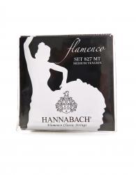 フラメンコギターの弦は827メディアテンションをHannabach