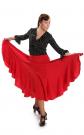 Flamenco Dance Skirt Giros Red