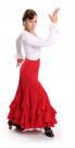 Flamenco Dance Skirt Triana FL Red