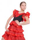 10代の女の子のためのスペインのフラメンコドレス