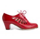 Flamenco dance Shoe Ingles Calado Red
