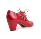 Flamenco dance Shoe Ingles Calado Red
